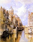 Famous Amsterdam Paintings - The Oudezijdsvoorburgwal, Amsterdam